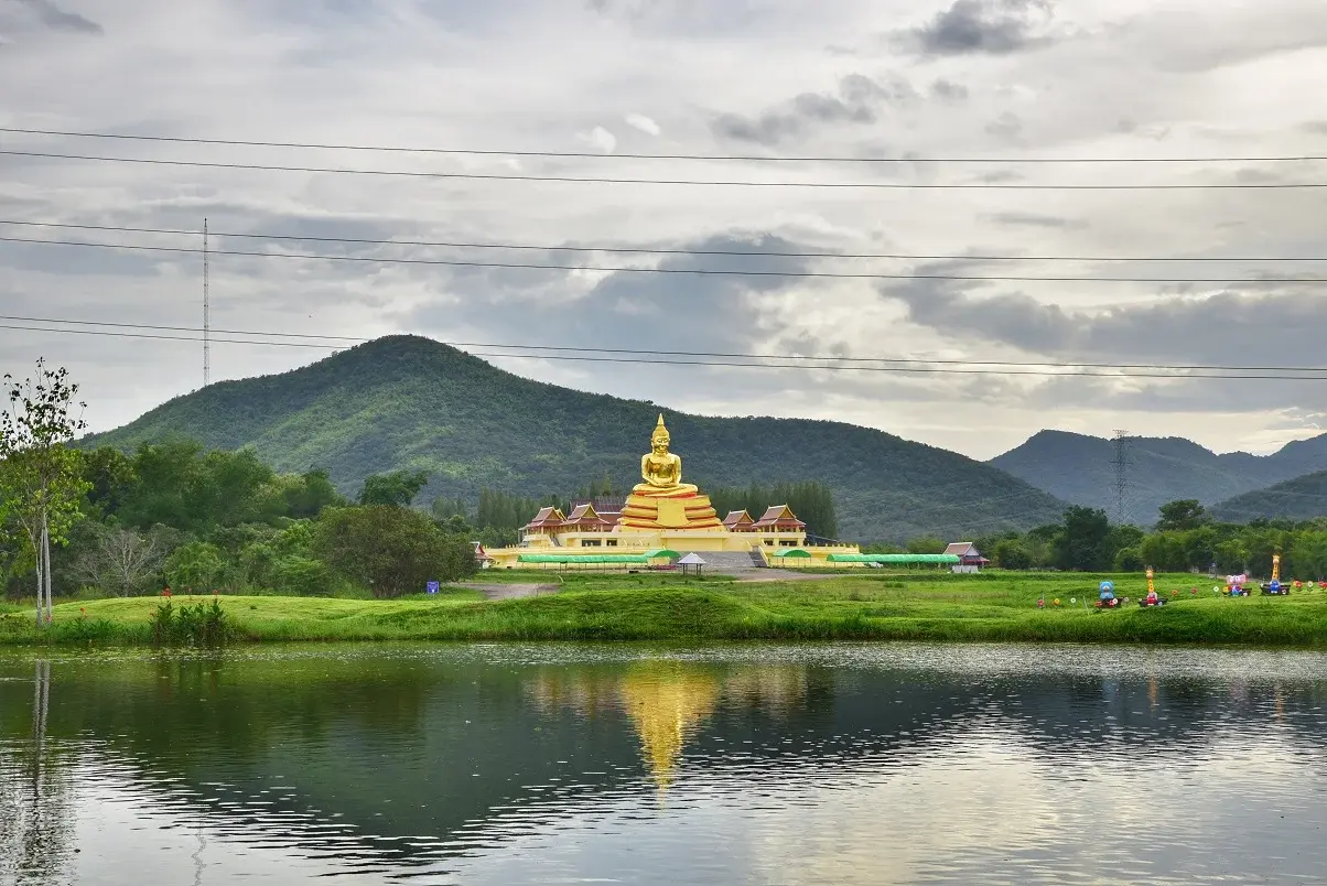 hua hin temple illustration